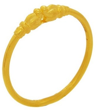 9 New Models of Thin Gold Bangles for Daily Use