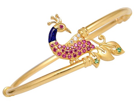 9 New Models of Thin Gold Bangles for Daily Use