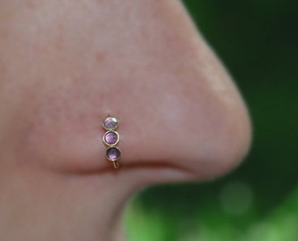 9 Beautiful Nose Ring Hoops for Women in Fashion