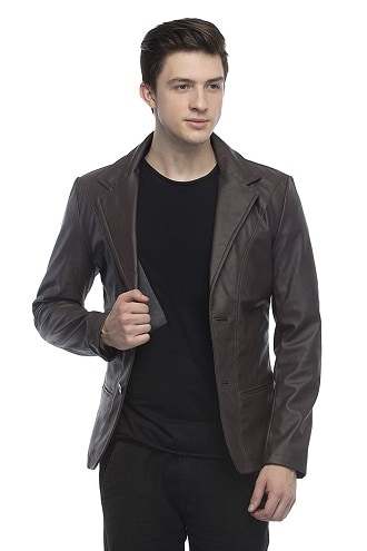 15 Modern Designs of Leather Blazers for Men and Women