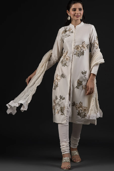 10 Trendy Collection of Churidar with Kurta Designs
