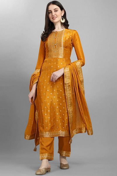 10 Trendy Collection of Churidar with Kurta Designs