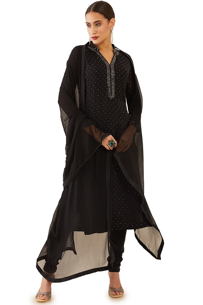 10 Trendy Collection of Churidar with Kurta Designs