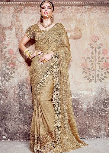 10 Beautiful Collection of Shimmer Sarees for Alluring Look