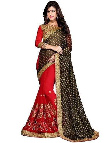 10 Beautiful Collection of Shimmer Sarees for Alluring Look