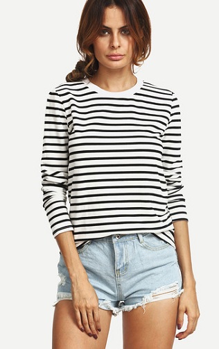 9 New Models of Striped T-Shirts for Men and Women