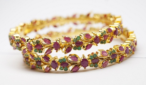 15 Beautiful Models of Stone Bangles - New and Trendy Collection