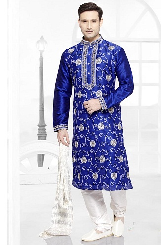 15 Trending Designs of Blue Kurta Pajama for Traditional Look