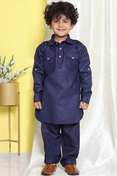 15 Trending Designs of Blue Kurta Pajama for Traditional Look