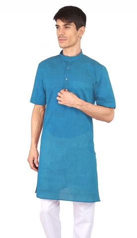 15 Trending Designs of Blue Kurta Pajama for Traditional Look