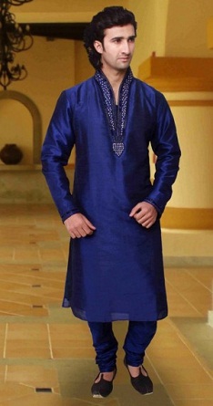 15 Trending Designs of Blue Kurta Pajama for Traditional Look