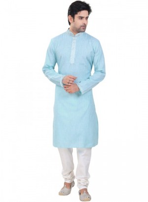 15 Trending Designs of Blue Kurta Pajama for Traditional Look