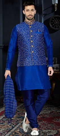 15 Trending Designs of Blue Kurta Pajama for Traditional Look
