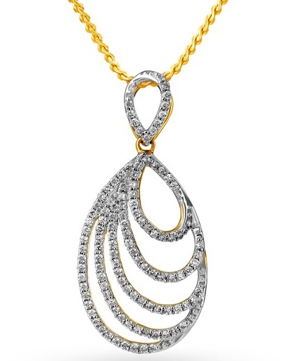 15 Stunning Diamond Pendant Designs - Latest Collection
