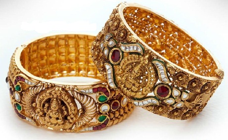 Temple Jewellery Bangles - 9 Trending and Stunning Designs
