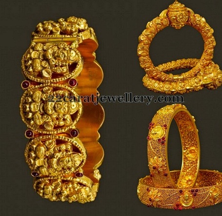 Temple Jewellery Bangles - 9 Trending and Stunning Designs