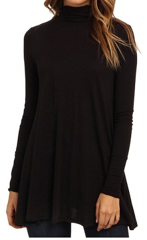 9 New Collection of Black Tunic Designs for Women