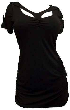 9 New Collection of Black Tunic Designs for Women
