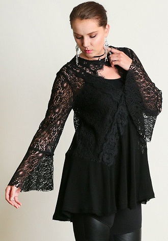 9 New Collection of Black Tunic Designs for Women