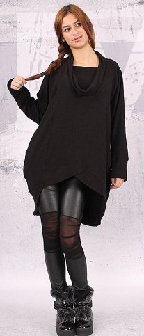 9 New Collection of Black Tunic Designs for Women
