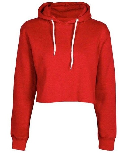 10 Stylish Models of Red Sweatshirts with Different Neck Styles