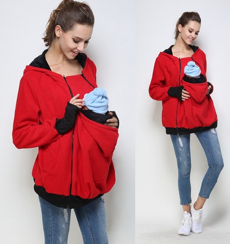 10 Stylish Models of Red Sweatshirts with Different Neck Styles