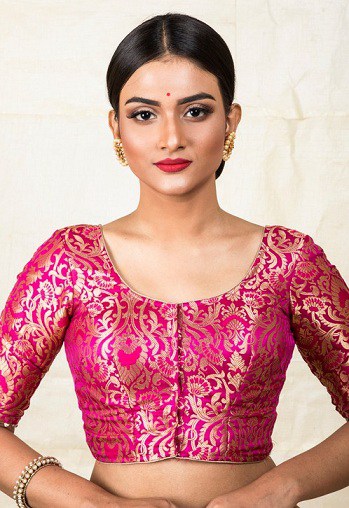 15 Beautiful Brocade Blouse Designs For A Stylish Look