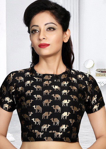15 Beautiful Brocade Blouse Designs For A Stylish Look