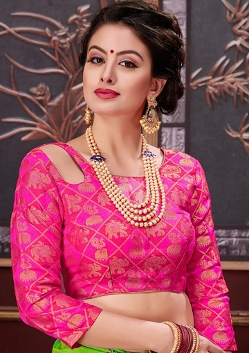 15 Beautiful Brocade Blouse Designs For A Stylish Look