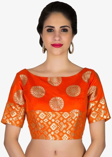 15 Beautiful Brocade Blouse Designs For A Stylish Look