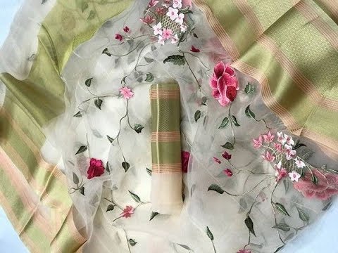 10 Trending Designs of Organza Sarees For Mesmerize Look