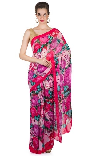 15 Beautiful Designs of Multi Colour Sarees for Bright Look
