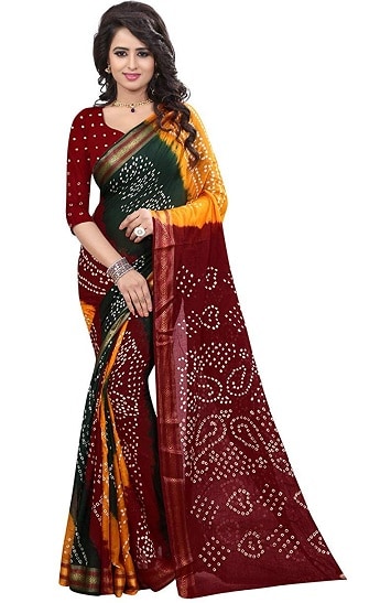 15 Beautiful Designs of Multi Colour Sarees for Bright Look