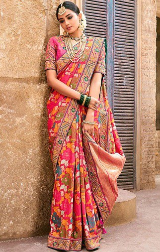 15 Beautiful Designs of Multi Colour Sarees for Bright Look