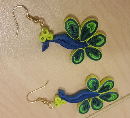 15 Simple and Latest Paper Quilling Earrings Designs