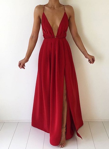 9 Stunning Designs of Spaghetti Dress for Women in Trend