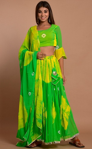 15 Stunning Green Lehenga Choli Designs for Trendy Look