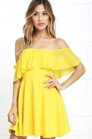 15 Beautiful Models of Yellow Dresses for Women with Stylish Look
