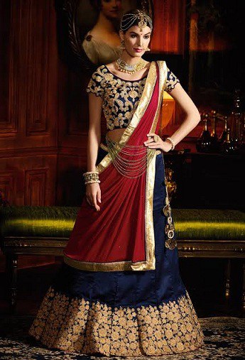 10 Beautiful Maroon Lehenga Choli Designs for Trendy Look