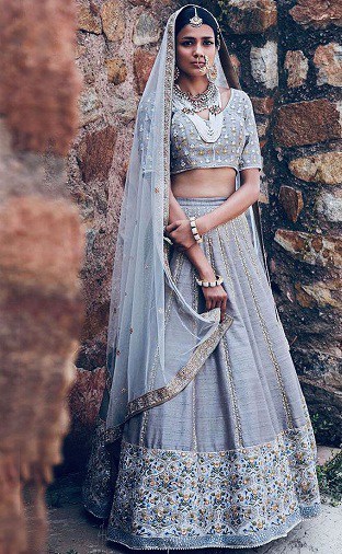 10 Stunning Grey Lehenga Choli Designs for Stylish Look