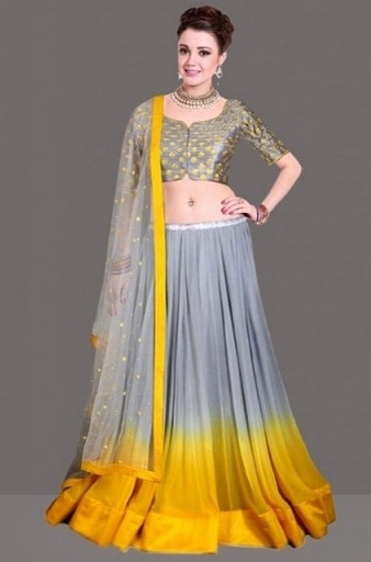 10 Stunning Grey Lehenga Choli Designs for Stylish Look