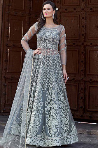 10 Stunning Grey Lehenga Choli Designs for Stylish Look