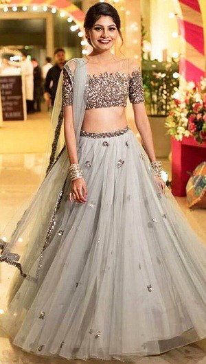10 Stunning Grey Lehenga Choli Designs for Stylish Look