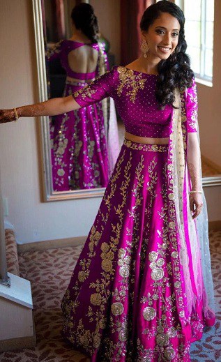 10 Stunning Purple Lehenga Choli Designs For Luxurious Look