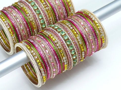 15 Stylish Designs of Glass Bangles Collection for Women