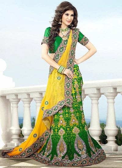 35 Beautiful Collection Lehenga Saree Designs for High End Occasions
