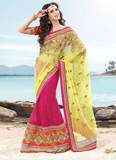 35 Beautiful Collection Lehenga Saree Designs for High End Occasions