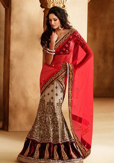 35 Beautiful Collection Lehenga Saree Designs for High End Occasions