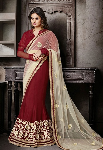 35 Beautiful Collection Lehenga Saree Designs for High End Occasions