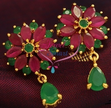 9 Beautiful Ruby Earrings Designs for Trendy Look